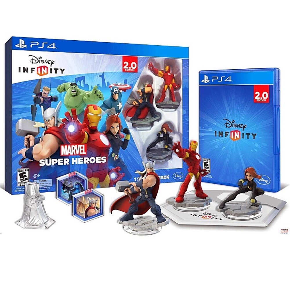 NIB $200 PS4 DISNEY INFINITY MARVEL SUPER HEROS STARTER’S SET - COLLECTOR’S